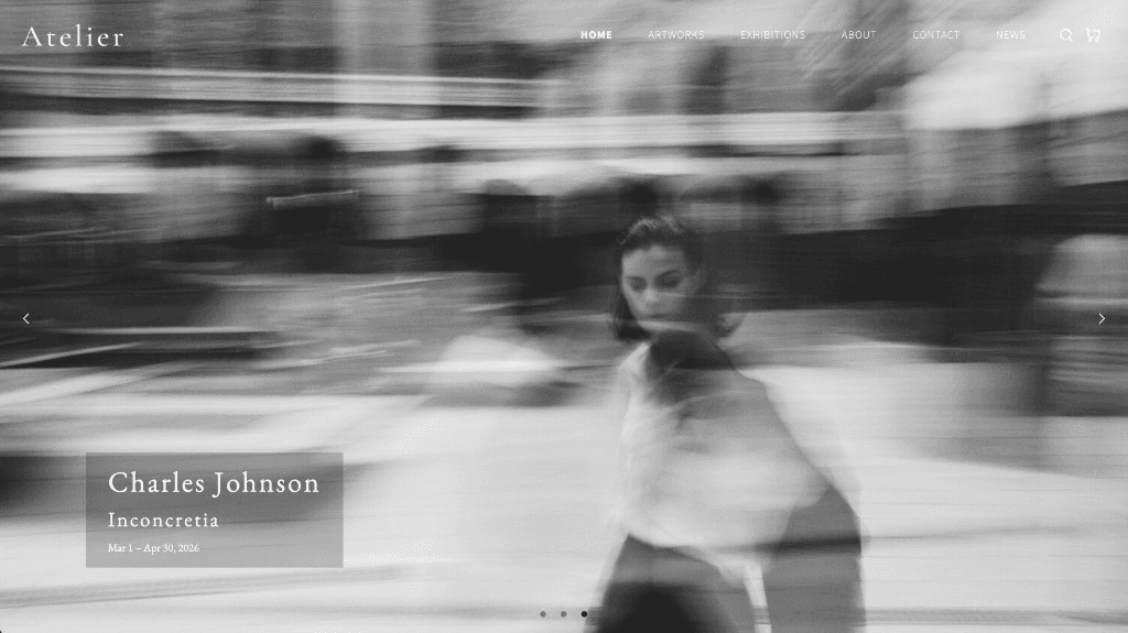 Atelier website — Charles Johnson, Inconcretia